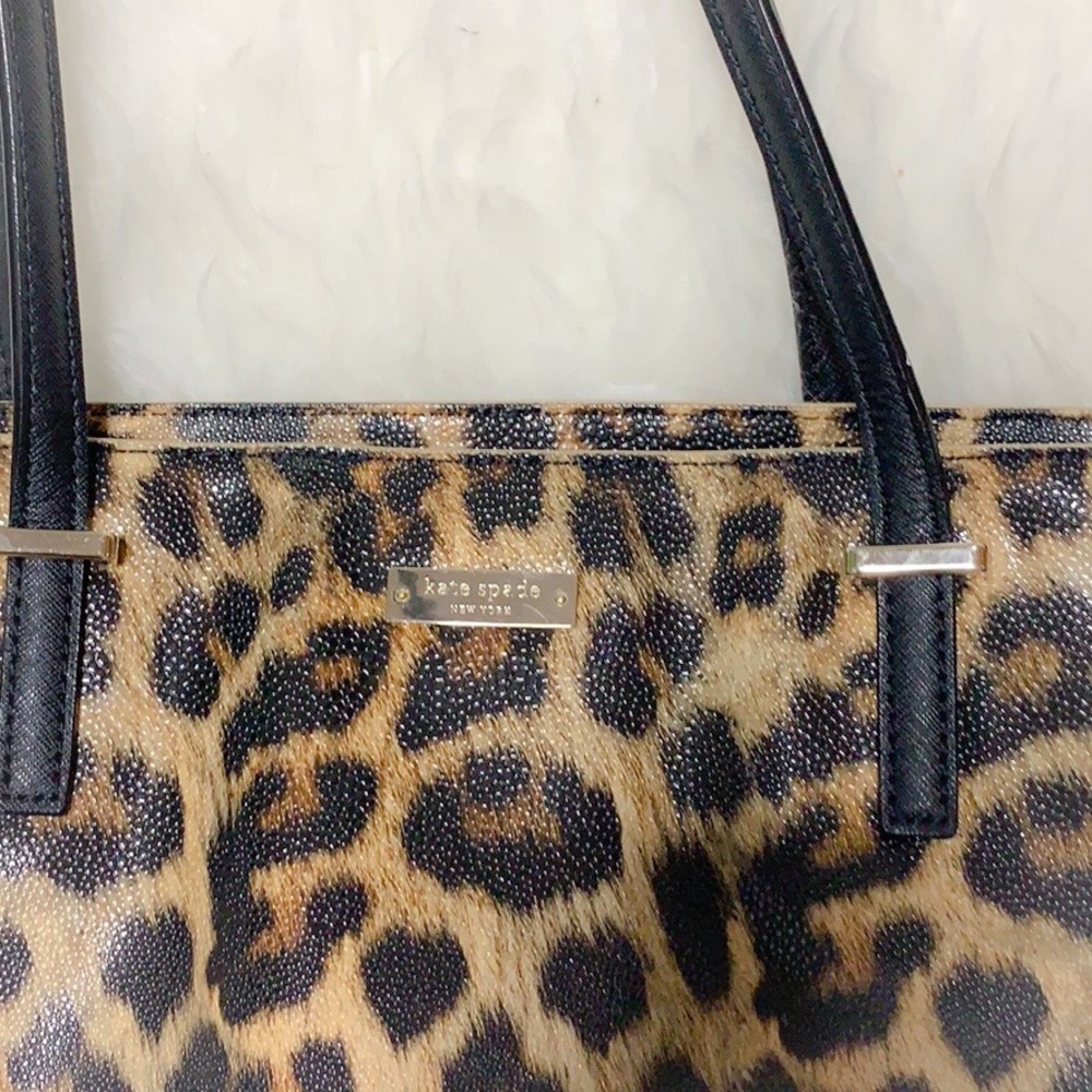 | leopard Kate spade tote | - Picture 2 of 7